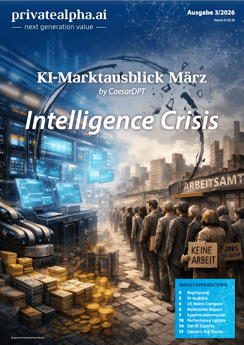 KI-Marktausblick März: Intelligenzkrise